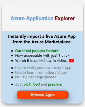Azure Application Explorer