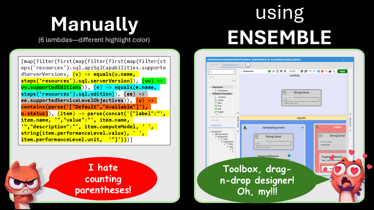 createUiDefinition.json Expressions: Before and After ENSEMBLE