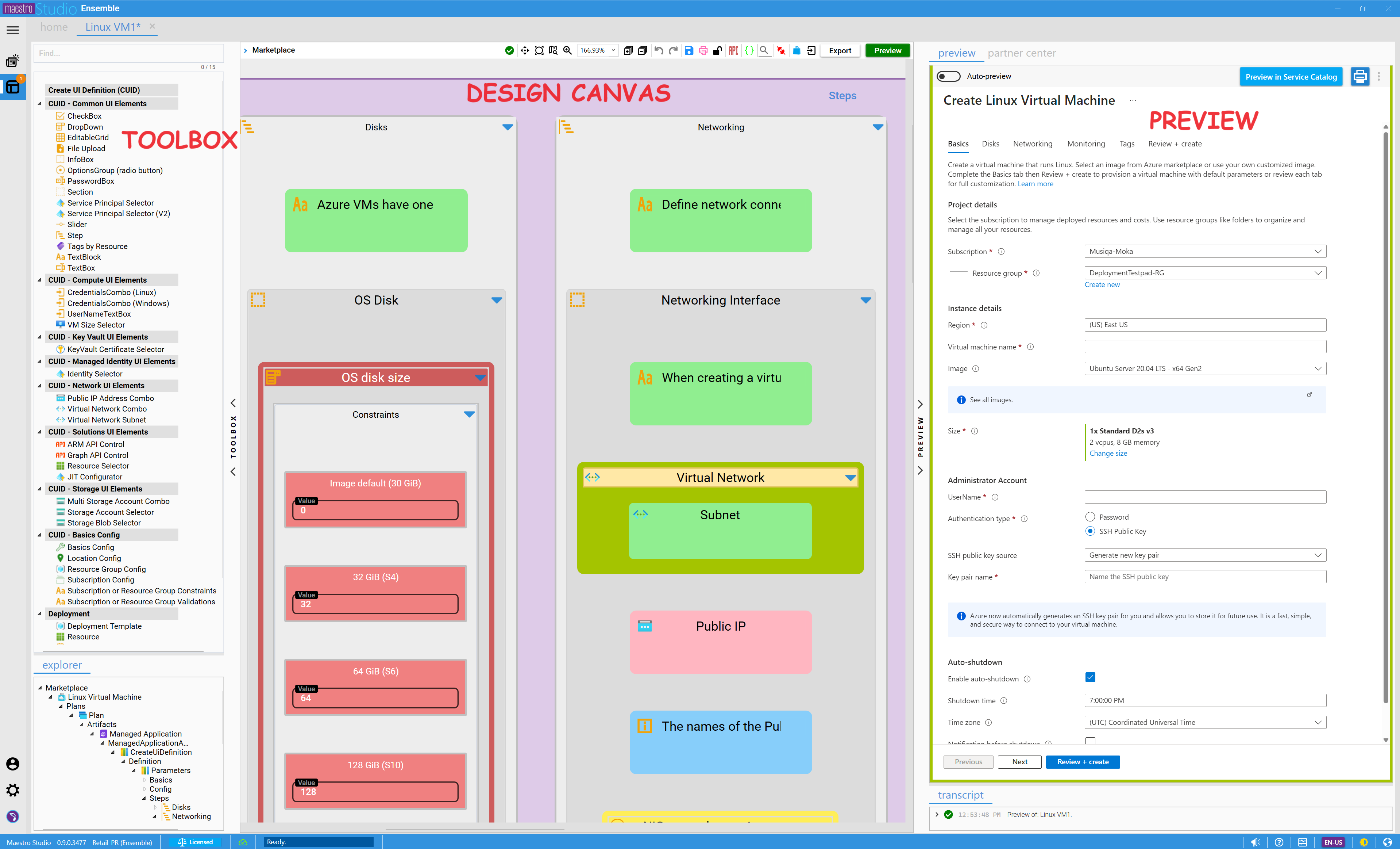 Maestro Studio - Visually build your Azure Managed Application User ...